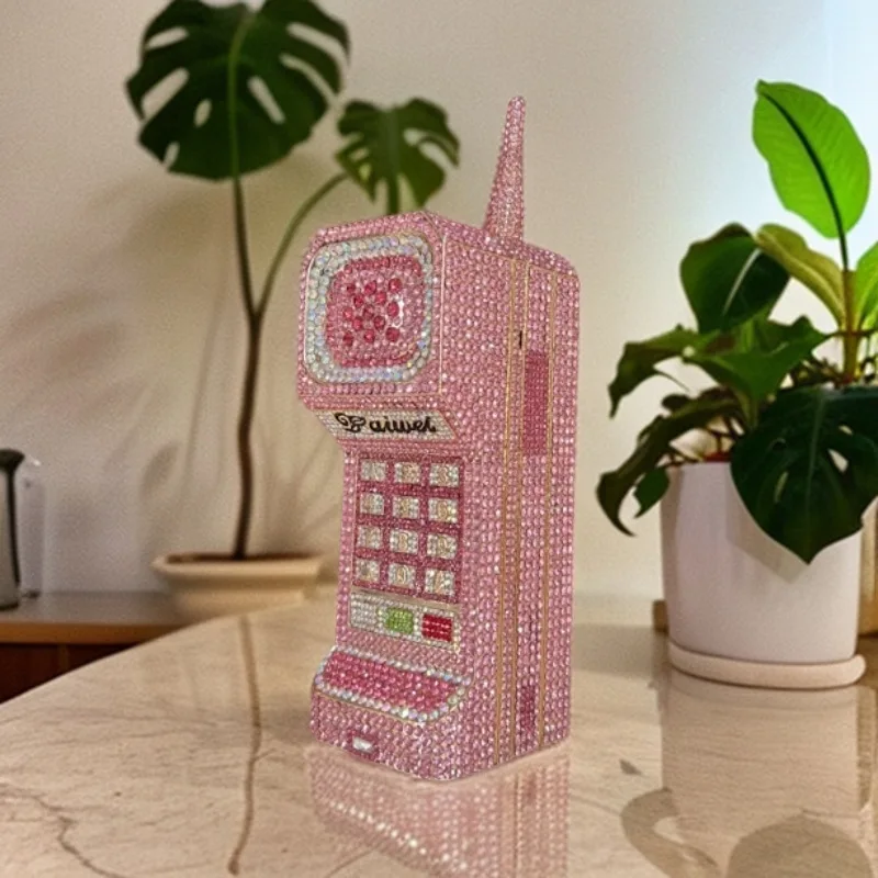 New Big Brother phone styling diamond-encrusted dinner bag niche design clutch women's bag party banquet dress bag
New Big Brother phone styling diamond-encrusted dinner bag niche design clutch women's bag party banquet dress bag
