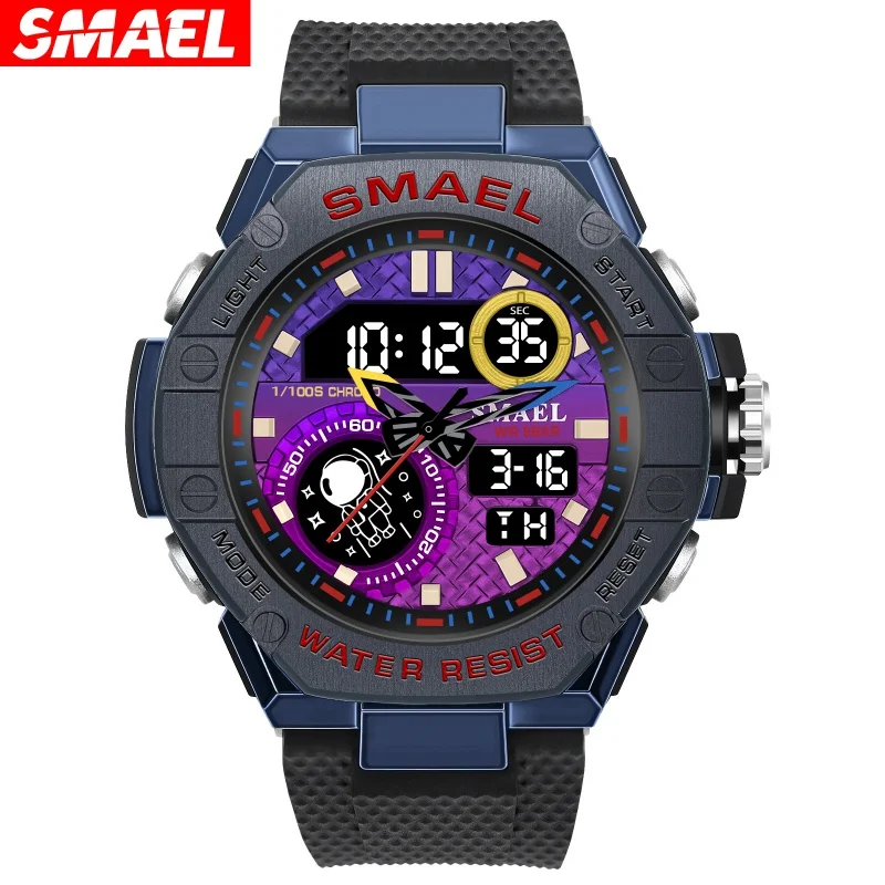 Smael New Electronic Watch Hot Selling Men's Outdoor Sports Stopwatch Timing Multi-Function Sports Watch
Smael New Electronic Watch Hot Selling Men's Outdoor Sports Stopwatch Timing Multi-Function Sports Watch