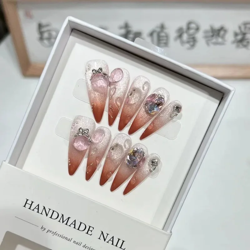 Full Cover False Nails Press on Nails Fake Nails Diy Pure Handmade Removable Caramel
Full Cover False Nails Press on Nails Fake Nails Diy Pure Handmade Removable Caramel