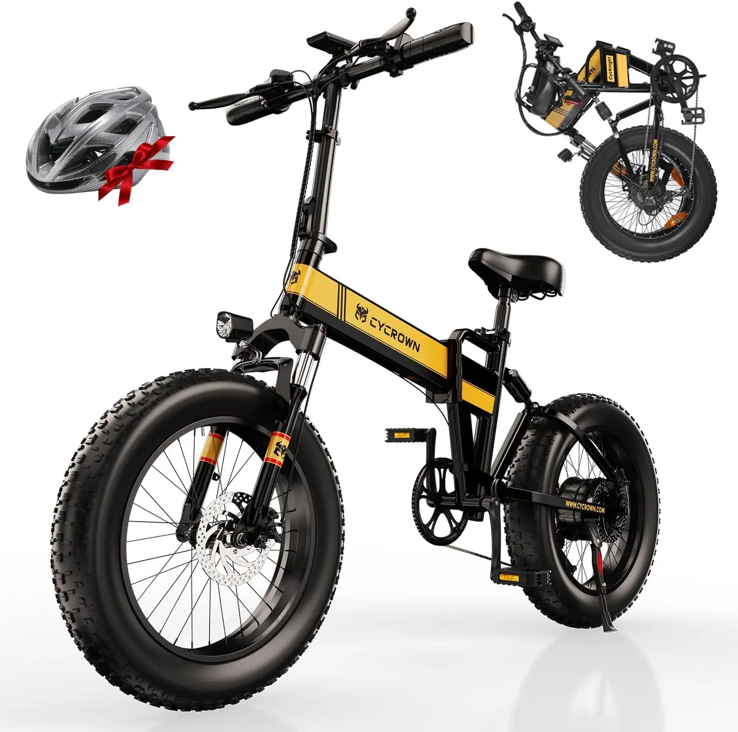 Electric Bike for Adults 750W Peak Motor Up to 20 MPH 60 Miles,600wh Removable Battery,Folding 20" x 4.0" Tire Electric Bicycle
Electric Bike for Adults 750W Peak Motor Up to 20 MPH 60 Miles,600wh Removable Battery,Folding 20" x 4.0" Tire Electric Bicycle