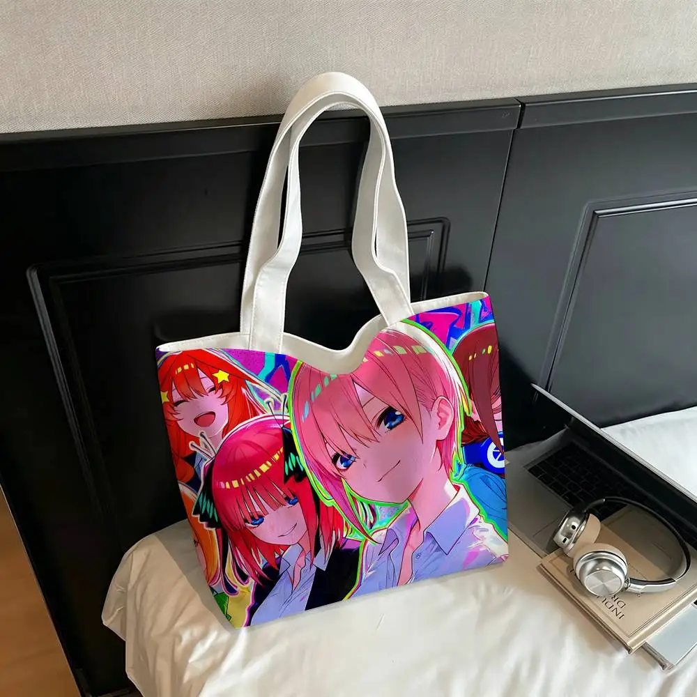 T-The Quintessential Quintuplets Printed Canvas Tote Bag Shoulder Bag Commuter Mommy Shopping Bag
T-The Quintessential Quintuplets Printed Canvas Tote Bag Shoulder Bag Commuter Mommy Shopping Bag