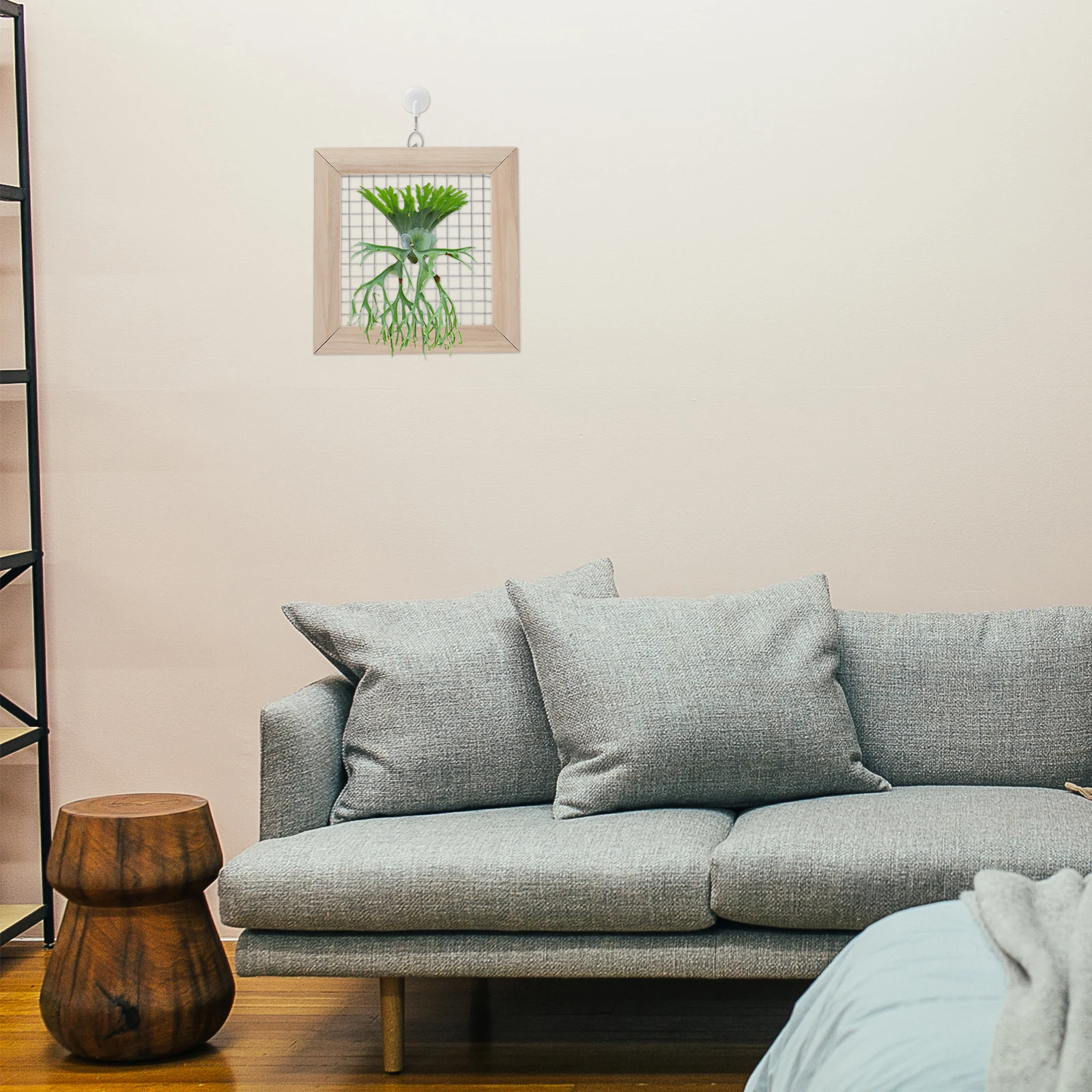 Wooden Staghorn Fern Hanger Durable Hanging Planter Frame for Air Plants Climbing Decor Wall Mountable Plant Shelf Indoor
Wooden Staghorn Fern Hanger Durable Hanging Planter Frame for Air Plants Climbing Decor Wall Mountable Plant Shelf Indoor