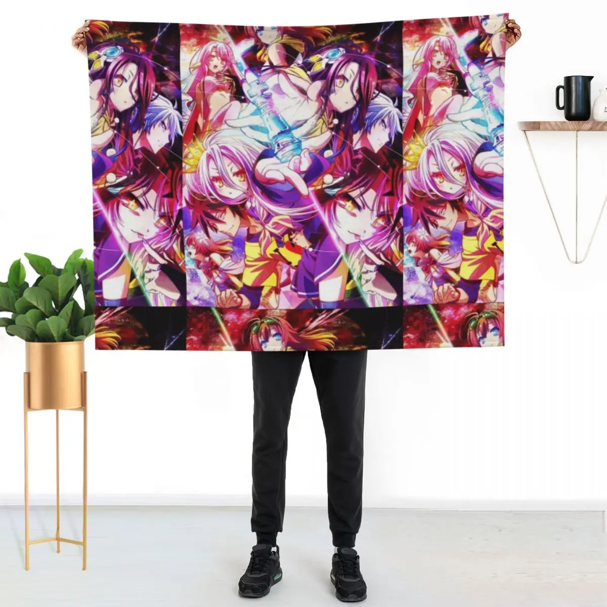 No Game No Life Anime Throw Blanket Ultra Plush Cozy Blanket for Napping Sleeping
No Game No Life Anime Throw Blanket Ultra Plush Cozy Blanket for Napping Sleeping