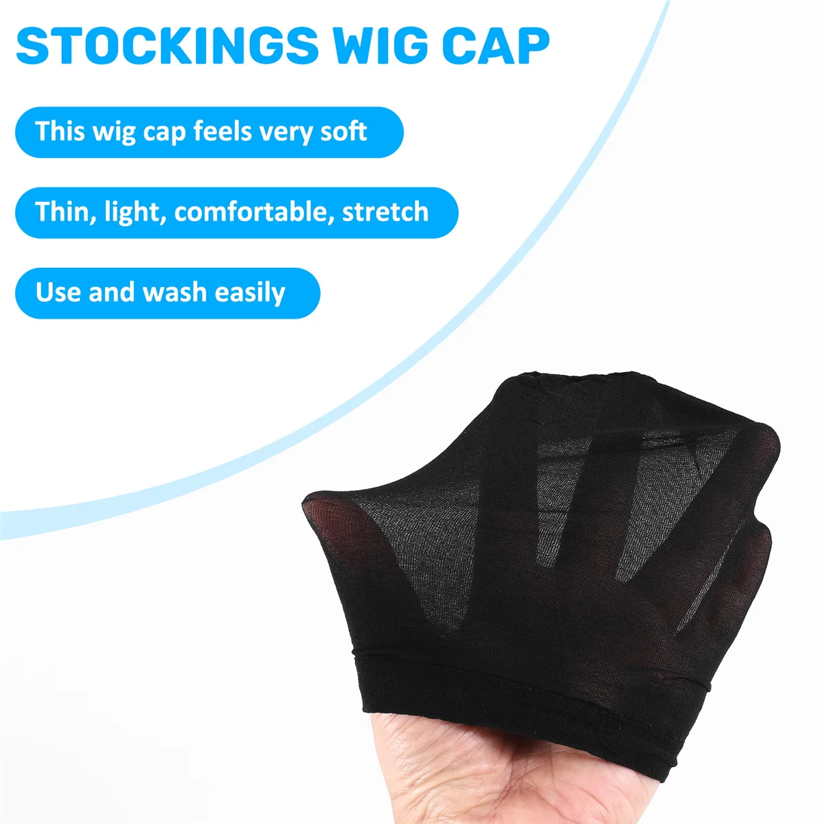 Deluxe Wig Cap Hair Net For Weave 2 Pieces/Pack Hair Wig Nets Stretch Mesh Wig Cap For Making Wigs Free Size(black)
Deluxe Wig Cap Hair Net For Weave 2 Pieces/Pack Hair Wig Nets Stretch Mesh Wig Cap For Making Wigs Free Size(black)