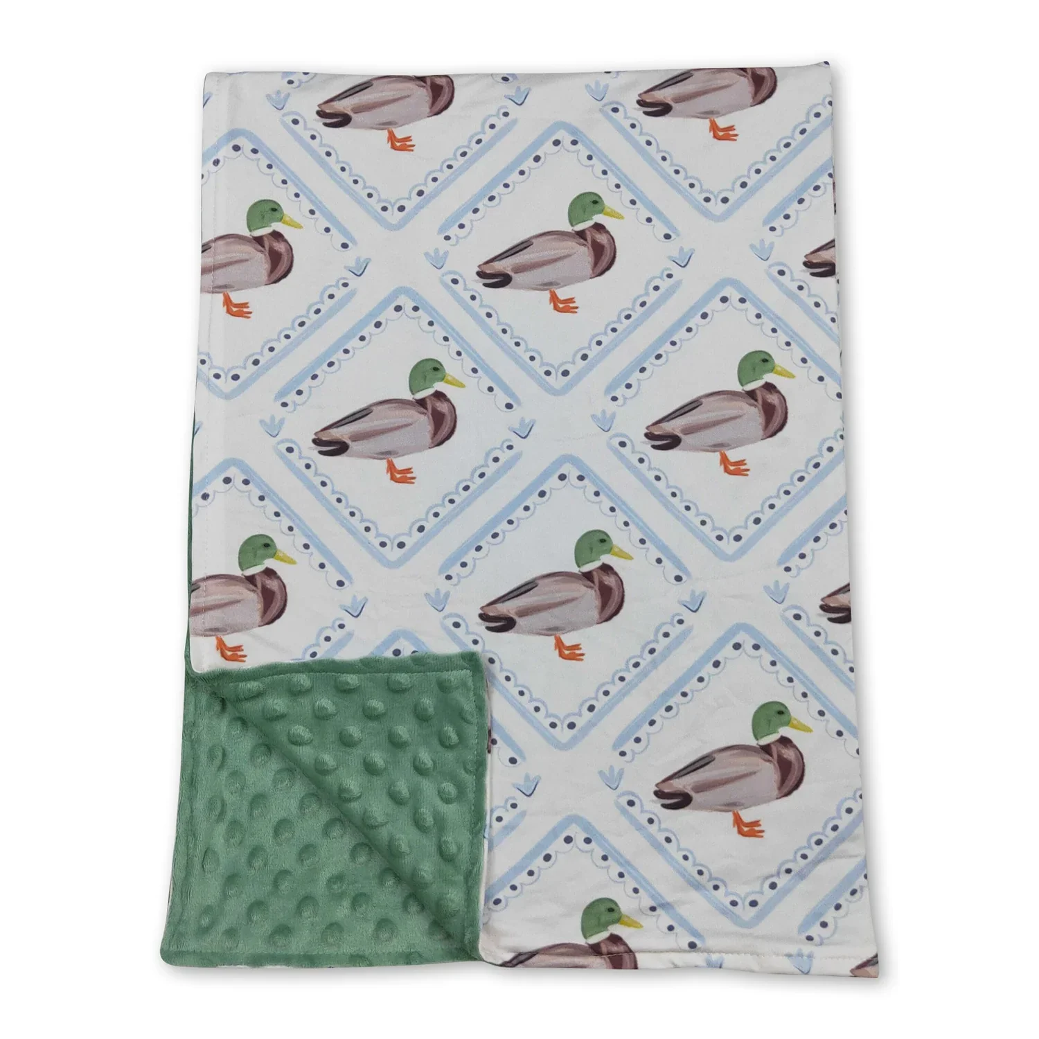 Baby Kids Green Ducks Plaid Southern Blankets
Baby Kids Green Ducks Plaid Southern Blankets