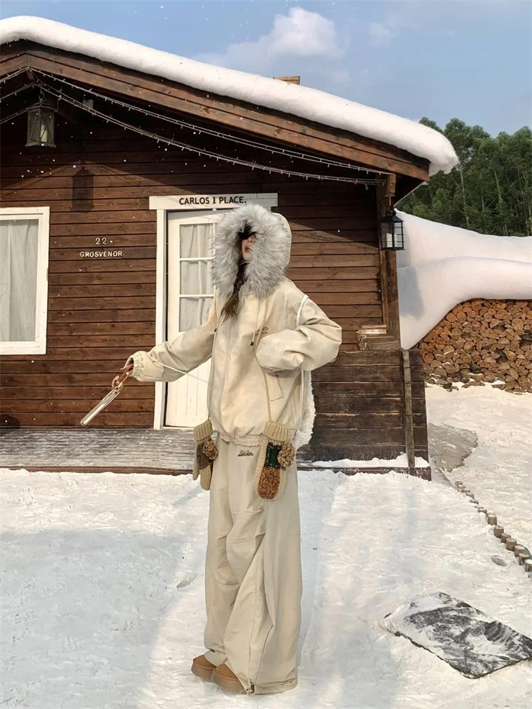Женское хлопковое пальто Thiened ort с меховым воротником и капюшоном, зимнее пальто в американском стиле ретро для маленьких фигурок
Женское хлопковое пальто Thiened ort с меховым воротником и капюшоном, зимнее пальто в американском стиле ретро для маленьких фигурок