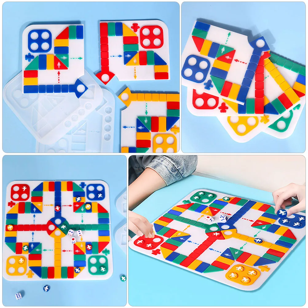 2pcs Reusable Silicone Aeroplane Molds Transparent Chess Board Durable Resin Casting Mold Easy Clean Supply Chess
2pcs Reusable Silicone Aeroplane Molds Transparent Chess Board Durable Resin Casting Mold Easy Clean Supply Chess