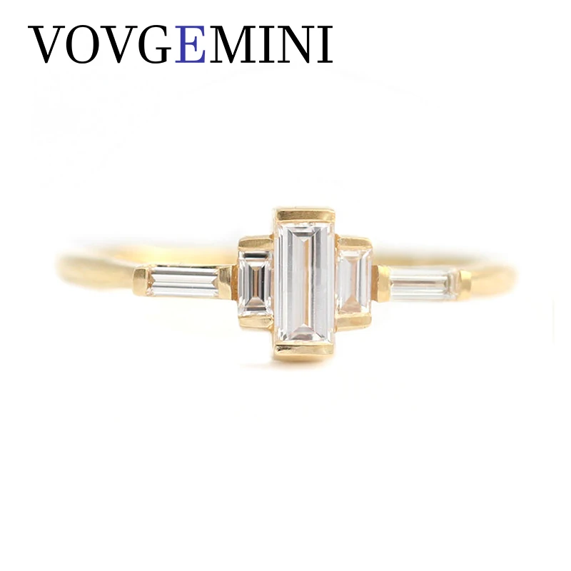VOVGEMINI 0.5cttw Baguette Cut Moissanite 18k Gold Ring Accessories For Women Luxury Fashion Jewelry Christmas Gift Anillos
VOVGEMINI 0.5cttw Baguette Cut Moissanite 18k Gold Ring Accessories For Women Luxury Fashion Jewelry Christmas Gift Anillos