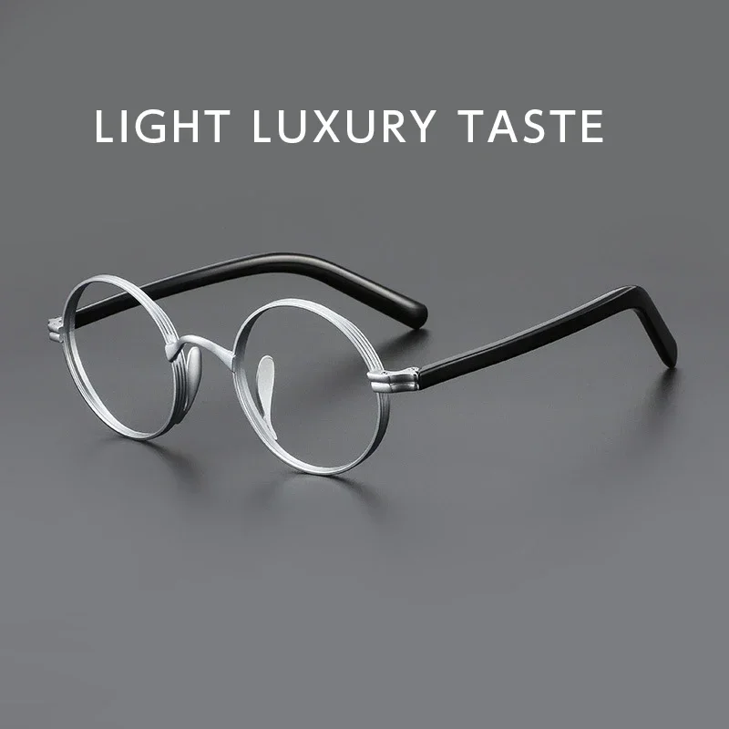 Fashion Retro Round Small Optical Frame New Ultra-light Eyeglasses High Quality Hyperopia Myopia Reading Glasses Custom Lenses
Fashion Retro Round Small Optical Frame New Ultra-light Eyeglasses High Quality Hyperopia Myopia Reading Glasses Custom Lenses
