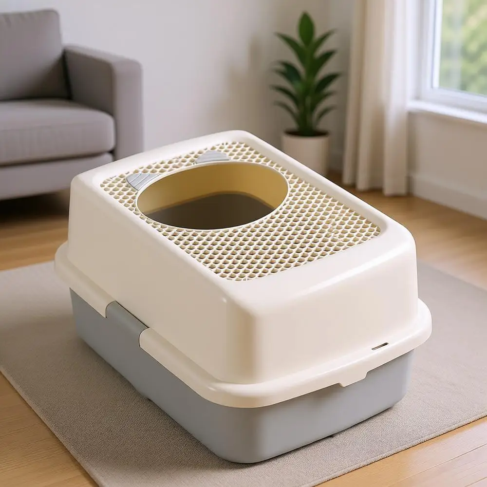 Odor-Controlled Enclosed Litter Box for Easy Clean and Multiple Cats
Odor-Controlled Enclosed Litter Box for Easy Clean and Multiple Cats