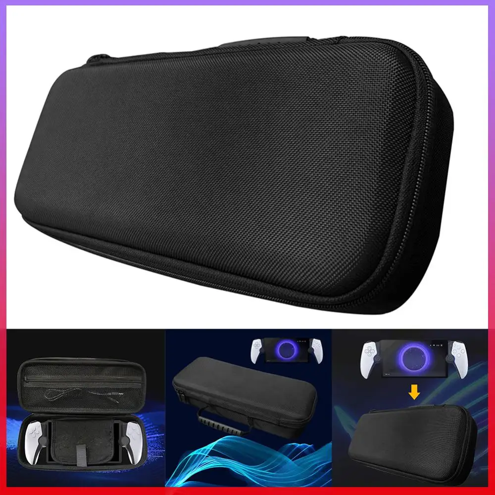 Жесткий чехол из ЭВА, противоударный портативный защитный чехол, дорожный чехол для хранения с защитой от падения и сетчатым карманом для консоли PS5 Portal
Жесткий чехол из ЭВА, противоударный портативный защитный чехол, дорожный чехол для хранения с защитой от падения и сетчатым карманом для консоли PS5 Portal