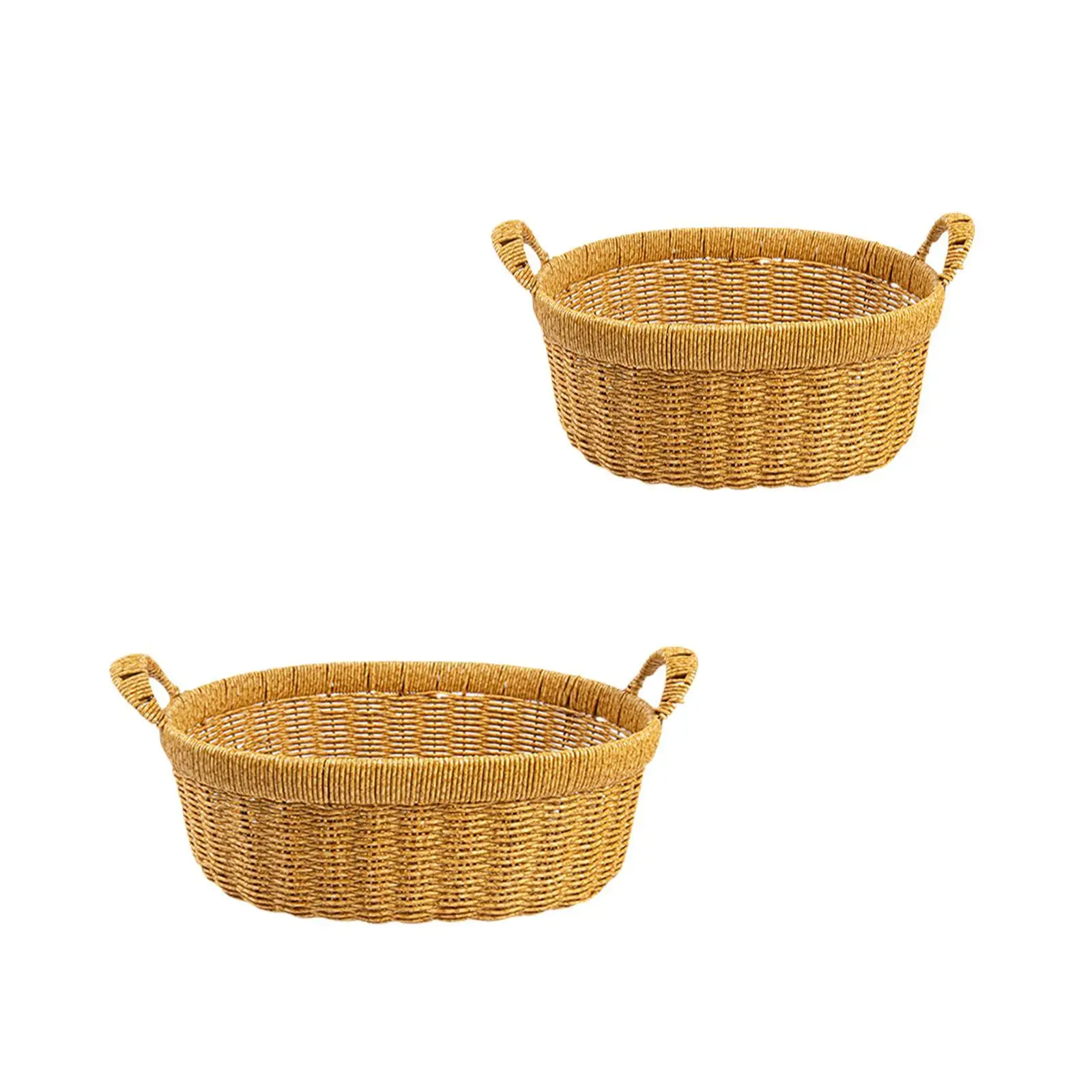 Fruit Basket Home Decor Lightweight Woven Kitchen Storage Basket Table Organizer for Snacks Countertop Fruit Cupboard Toys
Fruit Basket Home Decor Lightweight Woven Kitchen Storage Basket Table Organizer for Snacks Countertop Fruit Cupboard Toys