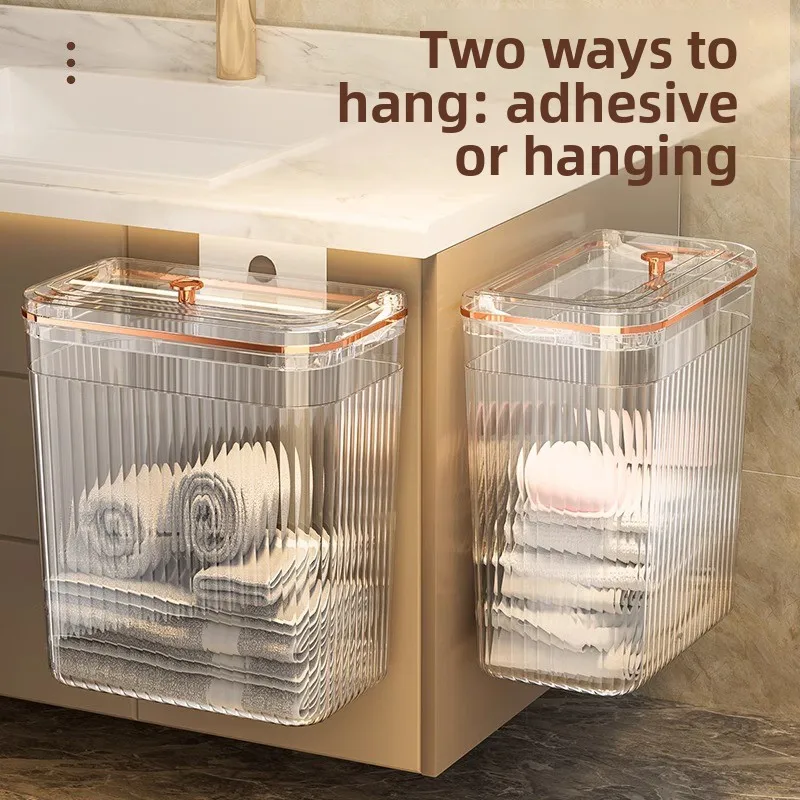 Bathroom Laundry Hamper Dirty Clothes Storage Basket Wall Mounted Washing Bathing Clothes Organizer Home Use Bucket
Bathroom Laundry Hamper Dirty Clothes Storage Basket Wall Mounted Washing Bathing Clothes Organizer Home Use Bucket