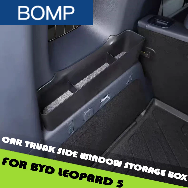 Car Trunk Side Window Storage Box Fit for BYD Leopard 5 Modified Auto Rear Window Storage Box Interior Upgrade Parts
Car Trunk Side Window Storage Box Fit for BYD Leopard 5 Modified Auto Rear Window Storage Box Interior Upgrade Parts