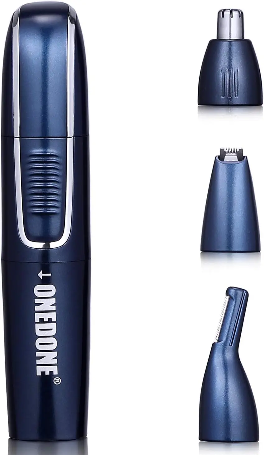 3-in-1 USB Rechargeable Nose Hair Trimmer for Men, Painless Dual-Edge Blades Ear & Eyebrow Trimmer
3-in-1 USB Rechargeable Nose Hair Trimmer for Men, Painless Dual-Edge Blades Ear & Eyebrow Trimmer