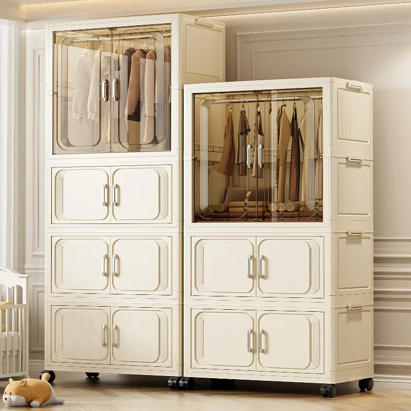 Foldable Multi-Tier Storage Cabinet for Home Use Plastic Wardrobe Organizer Toy Clothes Storage Box No Installation Required
Foldable Multi-Tier Storage Cabinet for Home Use Plastic Wardrobe Organizer Toy Clothes Storage Box No Installation Required