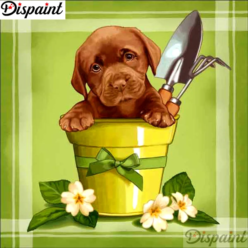 Dispaint Full Square/Round Drill 5D DIY Diamond Painting "Dog flower scenery" Embroidery Cross Stitch 5D Home Decor A12521
Dispaint Full Square/Round Drill 5D DIY Diamond Painting "Dog flower scenery" Embroidery Cross Stitch 5D Home Decor A12521