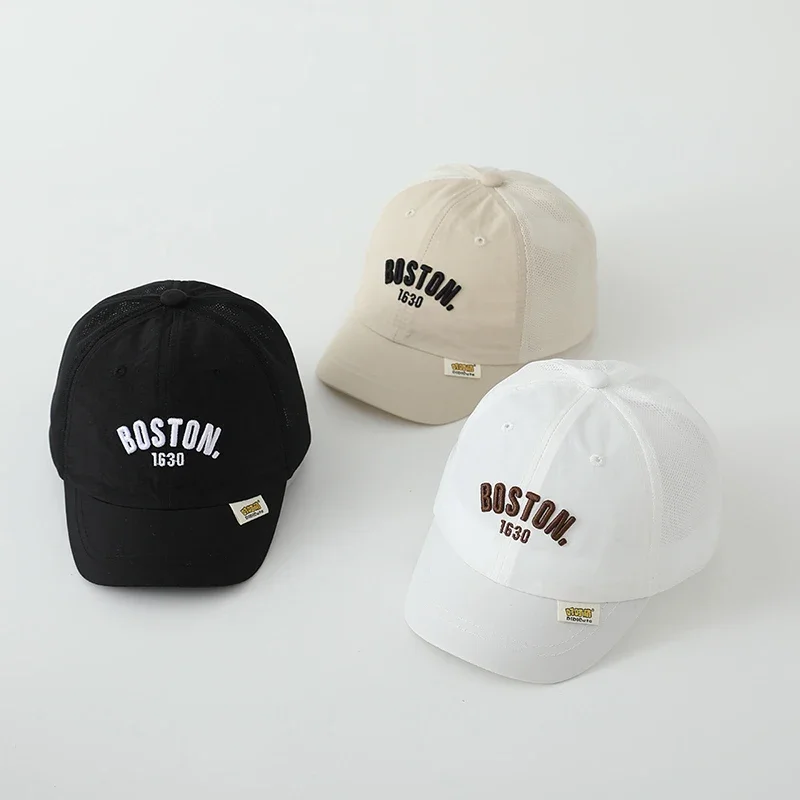 Letter Embroidery Baby Baseball Hat Summer Children Mesh Kids Duck Tongue Cap Boy Girl Quick Dry Sun Hats Outdoor Visor
Letter Embroidery Baby Baseball Hat Summer Children Mesh Kids Duck Tongue Cap Boy Girl Quick Dry Sun Hats Outdoor Visor