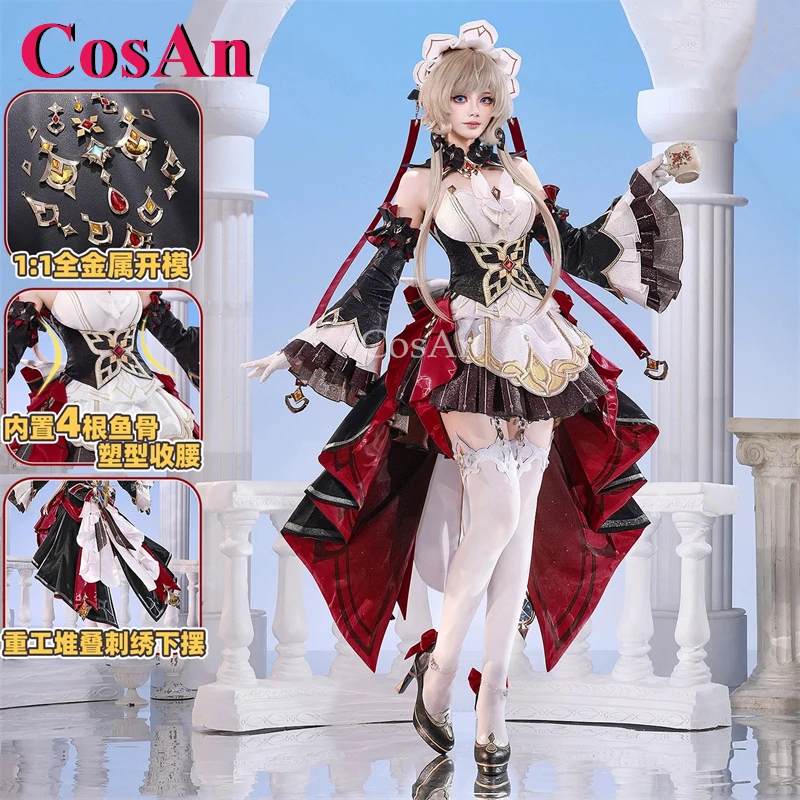 CosAn Game Genshin Impact Sandrone/Marionette Cosplay Costumes Gorgeous Card Pool Figure Elegant Dress Party Role Play Clothing
CosAn Game Genshin Impact Sandrone/Marionette Cosplay Costumes Gorgeous Card Pool Figure Elegant Dress Party Role Play Clothing