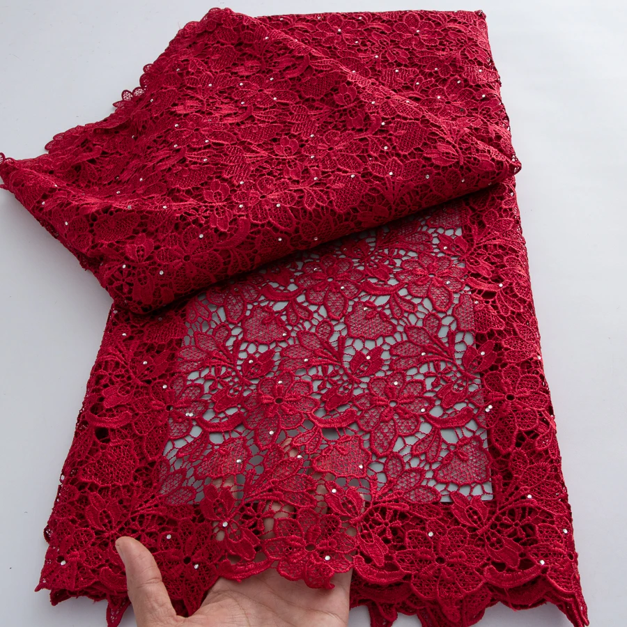 Perforated Silky Lace Original Korea Embroidered Guipure Lace 2026 Dubai Celebrants Cloth African Cord Fabric Sewing Abaya
Perforated Silky Lace Original Korea Embroidered Guipure Lace 2026 Dubai Celebrants Cloth African Cord Fabric Sewing Abaya