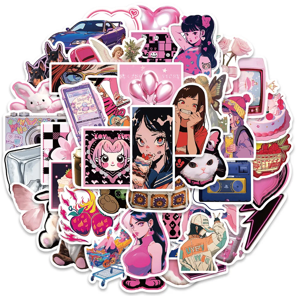 50pcs Cool Cartoon Girls Y2K Stickers For Laptop Phone Guitar Luggage Diary Waterproof Graffiti Vinyl Decals
50pcs Cool Cartoon Girls Y2K Stickers For Laptop Phone Guitar Luggage Diary Waterproof Graffiti Vinyl Decals