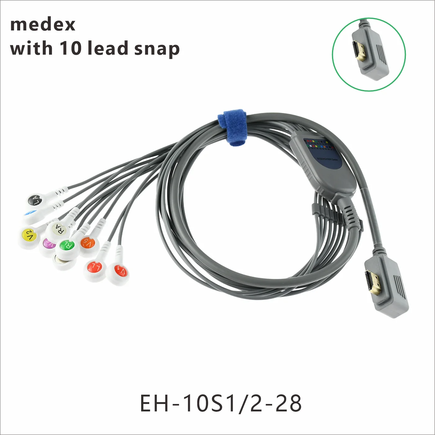 emslife No.3708 10Leads 15leads 18leads Holter ECG Leadwires Compatible with Medex MECG-200 MECG-300, 26Pin
emslife No.3708 10Leads 15leads 18leads Holter ECG Leadwires Compatible with Medex MECG-200 MECG-300, 26Pin