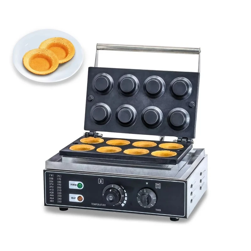 Commercial electric cooking pie machine mini egg tart shell pie crust press non-stick 8pcs egg tart machine
Commercial electric cooking pie machine mini egg tart shell pie crust press non-stick 8pcs egg tart machine