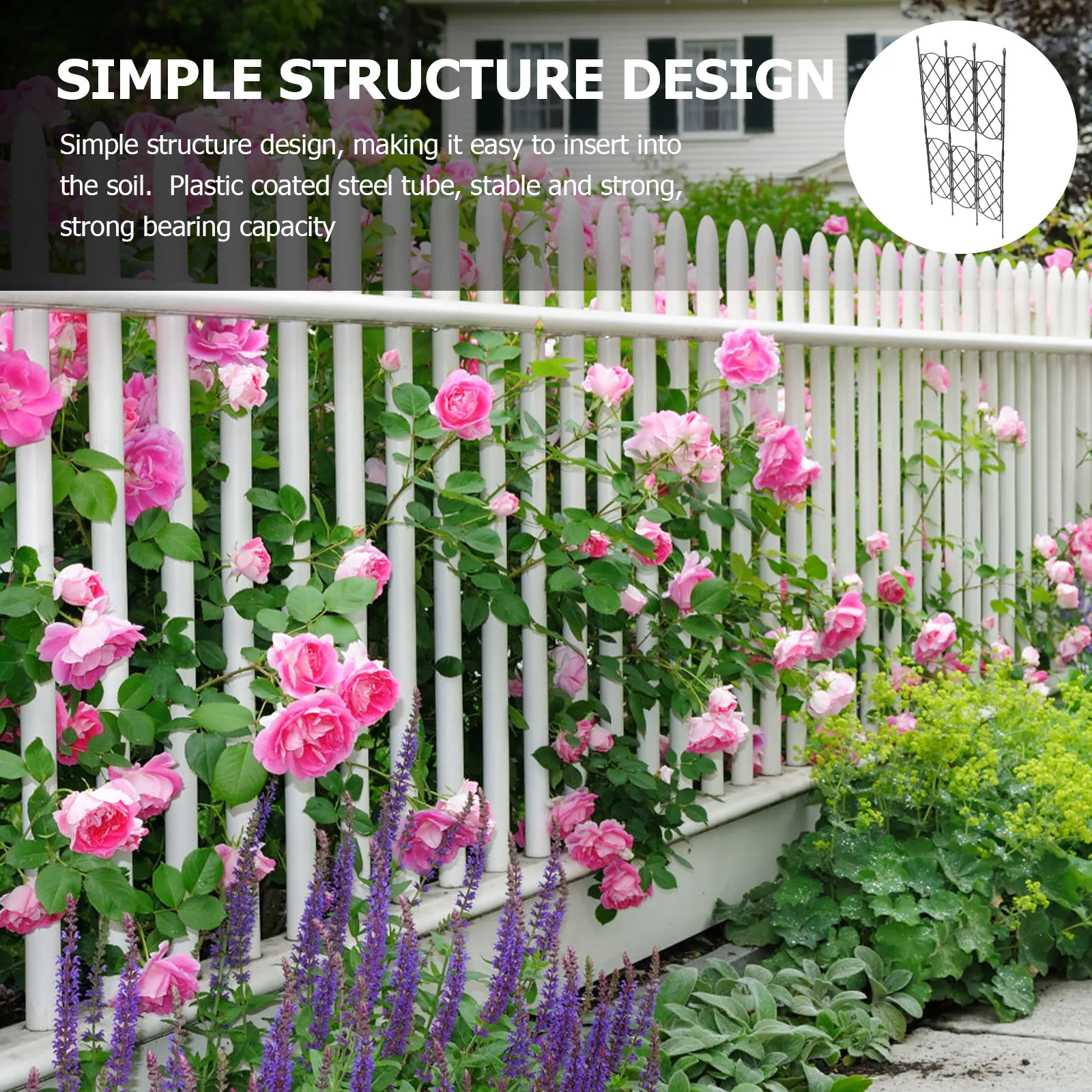 Premium Plant Vine Support Rack Heavy Duty Climbing Shelf for Roses Clematis Outdoor Indoor Gardening Accessory Strong
Premium Plant Vine Support Rack Heavy Duty Climbing Shelf for Roses Clematis Outdoor Indoor Gardening Accessory Strong