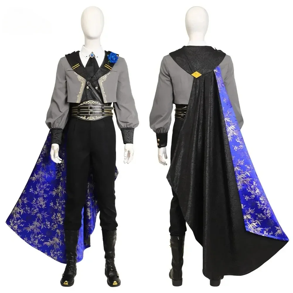 FF7 Sephiroth Cosplay costume Blue Rose Thorn Night Outfits Adult Mens Halloween Christmas Roleplay Uniform Suit Hand Made
FF7 Sephiroth Cosplay costume Blue Rose Thorn Night Outfits Adult Mens Halloween Christmas Roleplay Uniform Suit Hand Made