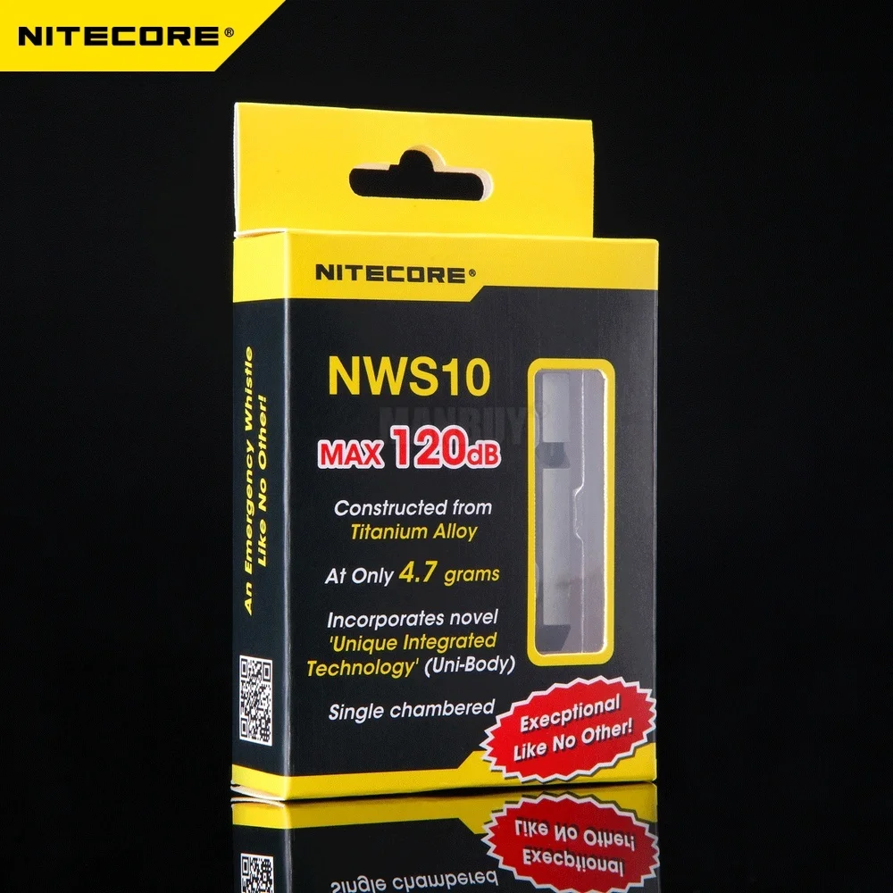 Новинка: свисток NITECORE NWS10 (120 дБ) для выживания на природе, из титанового сплава, портативный, с функцией освещения, для экстренных ситуаций
Новинка: свисток NITECORE NWS10 (120 дБ) для выживания на природе, из титанового сплава, портативный, с функцией освещения, для экстренных ситуаций