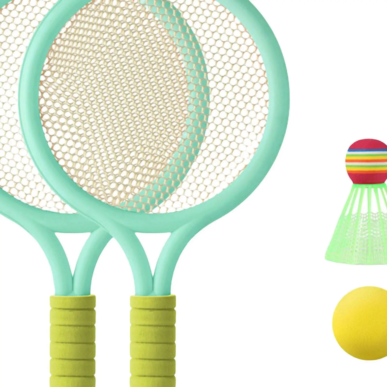 Durable Children's Badminton Tennis Racket for Kindergarten Baby Backyard
Durable Children's Badminton Tennis Racket for Kindergarten Baby Backyard