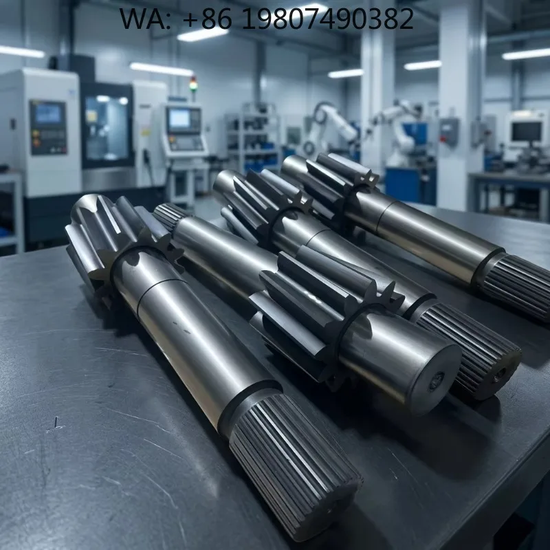 Heat Treated High-grade Alloy Steel Spline Shaft, Custom Mining Drive Shaft, Heavy Load Resistant High Precision Industrial Tran
Heat Treated High-grade Alloy Steel Spline Shaft, Custom Mining Drive Shaft, Heavy Load Resistant High Precision Industrial Tran