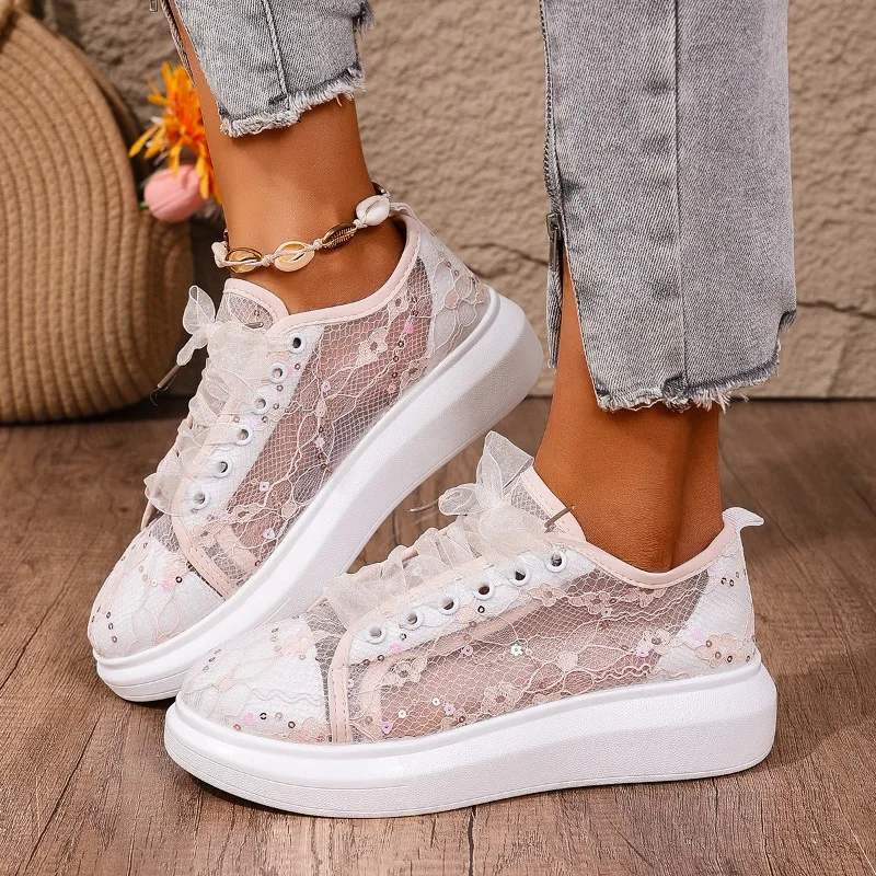 2026 Fashion Floral Designer Women Vulcanized Shoes Spring Thick-Soled Low-Cut Lace-Up Sneakers Comfortable Walking Casual Shoes
2026 Fashion Floral Designer Women Vulcanized Shoes Spring Thick-Soled Low-Cut Lace-Up Sneakers Comfortable Walking Casual Shoes