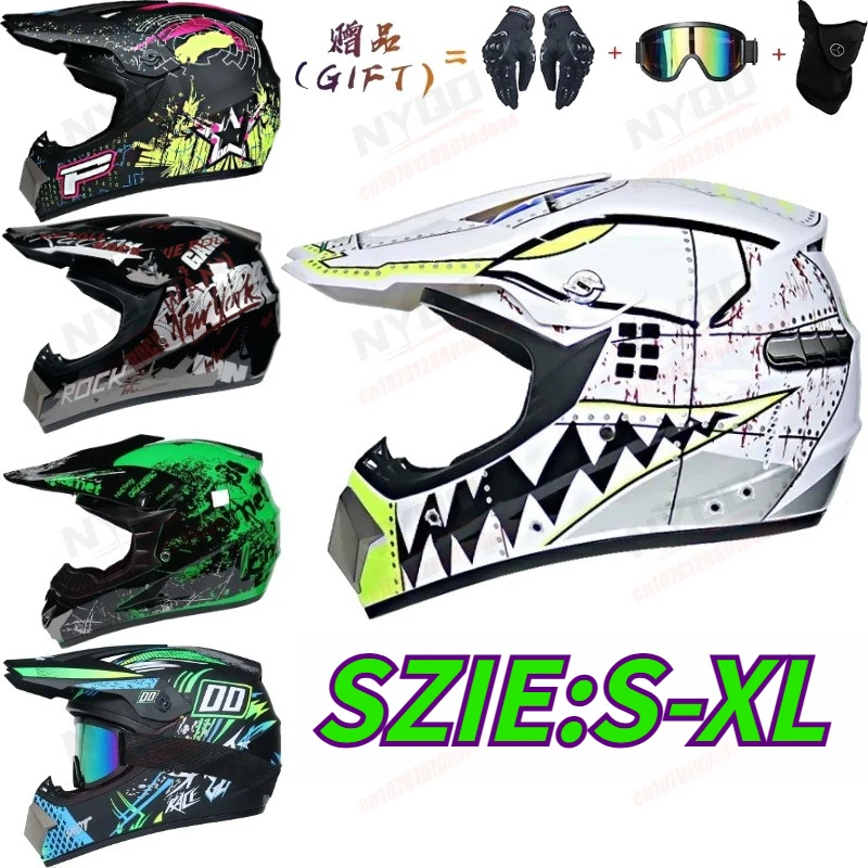 Off-road Motorcycle Helmet, Adult Motocross ATV Downhill MTB DH Helmet with Visor, DOT Approved Capacetes for Riding
Off-road Motorcycle Helmet, Adult Motocross ATV Downhill MTB DH Helmet with Visor, DOT Approved Capacetes for Riding