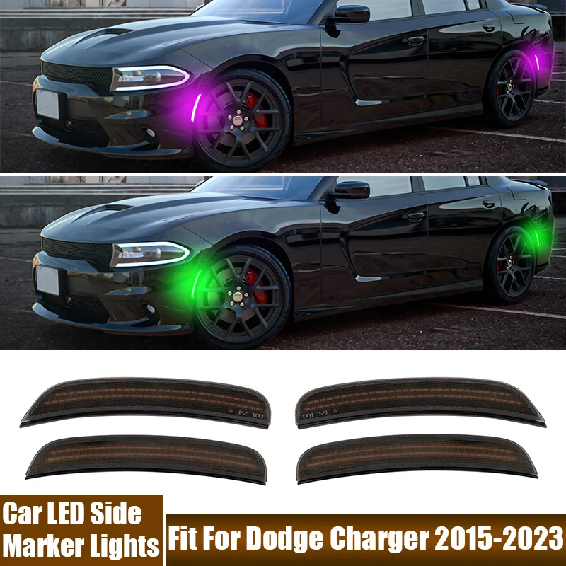 4Pcs/set LED Car Side Marker Lights Fender Lamps Fit For Dodge Charger 2015-2023 68214404AA, 68214405AA, 68214126AA, 68214127AA
4Pcs/set LED Car Side Marker Lights Fender Lamps Fit For Dodge Charger 2015-2023 68214404AA, 68214405AA, 68214126AA, 68214127AA