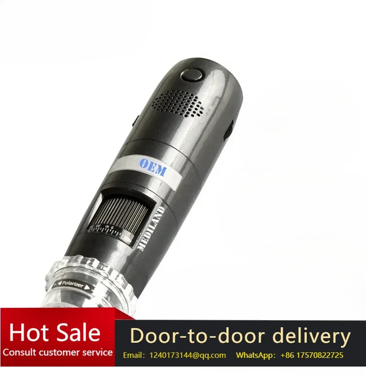 Hot Sale Digital Wi-Fi Polarized Dermatoscope ML-403P USB Microscope with 8 LED
Hot Sale Digital Wi-Fi Polarized Dermatoscope ML-403P USB Microscope with 8 LED