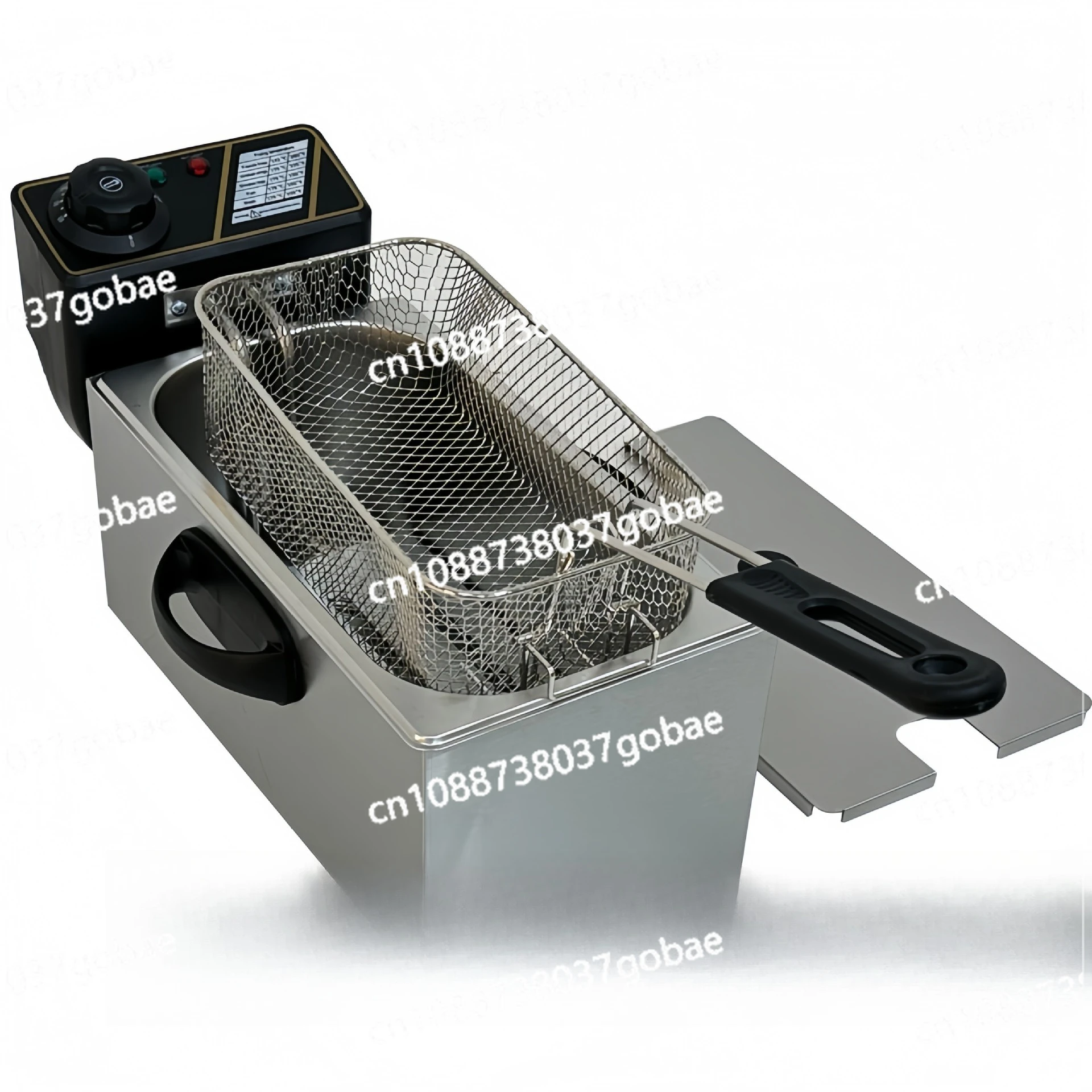 Одноцилиндровая электрическая фритюрница небольшой емкости из нержавеющей стали
Одноцилиндровая электрическая фритюрница небольшой емкости из нержавеющей стали