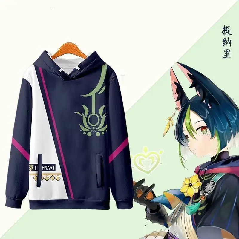 Anime cosplay Tighnari Hoodies Cosplay Genshin Impact Costume Zipper Jacket Coat Fashion Pullover Tops Adult Streetwear Clothes
Anime cosplay Tighnari Hoodies Cosplay Genshin Impact Costume Zipper Jacket Coat Fashion Pullover Tops Adult Streetwear Clothes