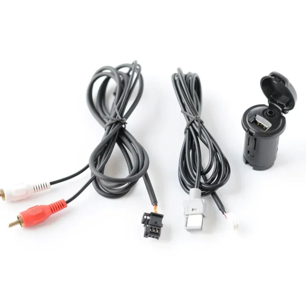 1 Set Auto USB + AUX Socket Base Car Dash Mount Extension 150cm Cable Adapter 96656713XT For RCA+4pin Socket For 207 Etc
1 Set Auto USB + AUX Socket Base Car Dash Mount Extension 150cm Cable Adapter 96656713XT For RCA+4pin Socket For 207 Etc