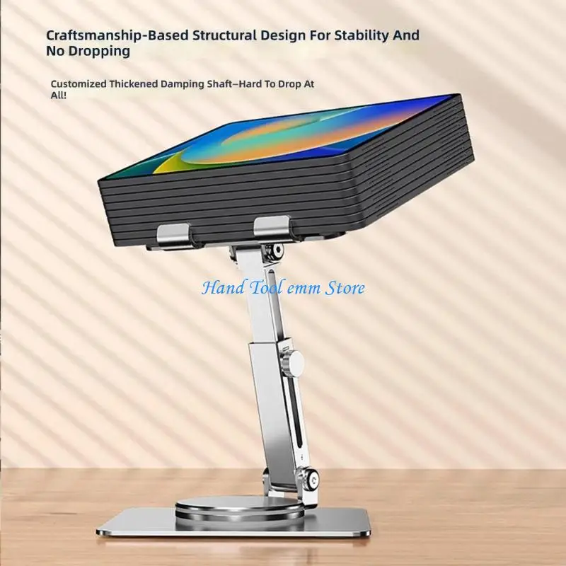 H37F Portable Desktop Stand For Tablets And Phones 360 Degree Rotation And AntiSlip Design
H37F Portable Desktop Stand For Tablets And Phones 360 Degree Rotation And AntiSlip Design