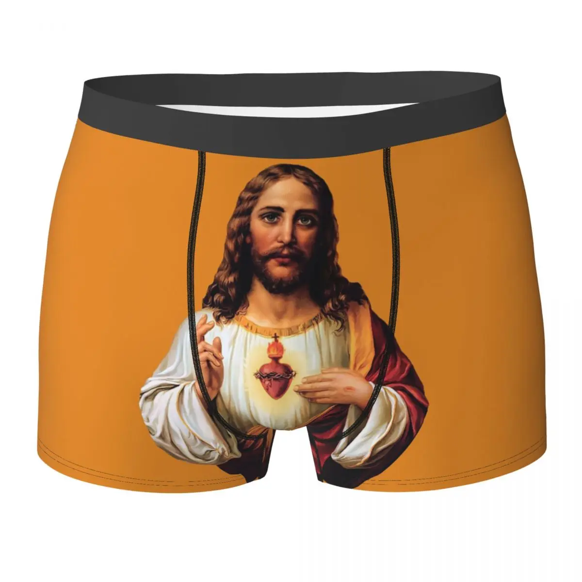 Boxer Underpants Shorts Jesus Biblical References Panties Men's Ventilate Underwear for Homme Man Boyfriend Gifts
Boxer Underpants Shorts Jesus Biblical References Panties Men's Ventilate Underwear for Homme Man Boyfriend Gifts