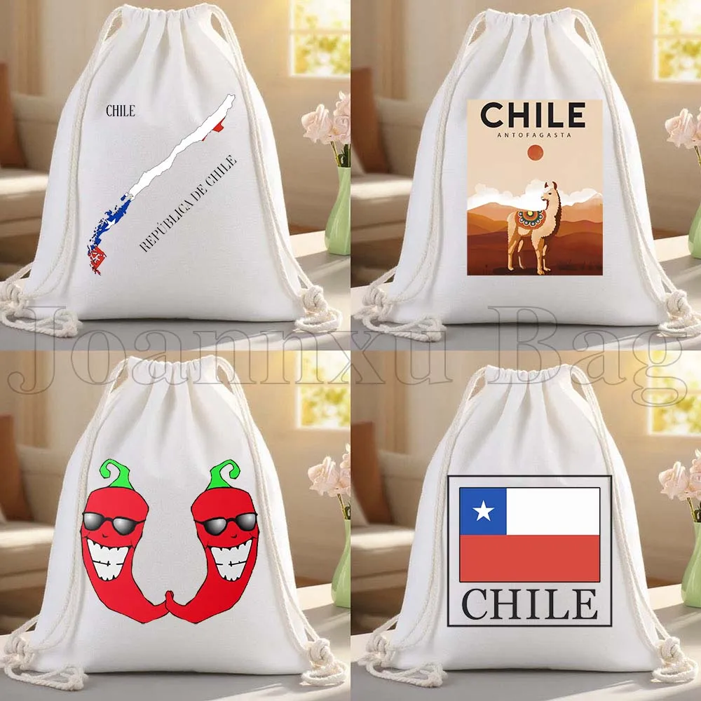 Chile Flag Map Hot Chili Peppers Travel Cute Gifts Canvas Drawstring Backpack Sports Gym Sackpack String Bags for Running Hiking
Chile Flag Map Hot Chili Peppers Travel Cute Gifts Canvas Drawstring Backpack Sports Gym Sackpack String Bags for Running Hiking