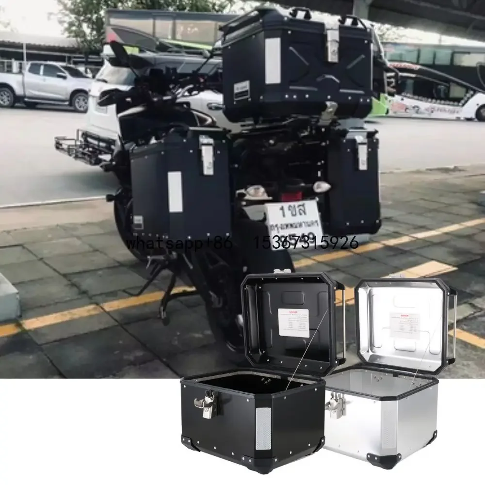 JFG Motorcycle Universal Storage Style Luggage Carrier Box Aluminum Motorcycle Tail Boxes Motorcycle Trunk
JFG Motorcycle Universal Storage Style Luggage Carrier Box Aluminum Motorcycle Tail Boxes Motorcycle Trunk