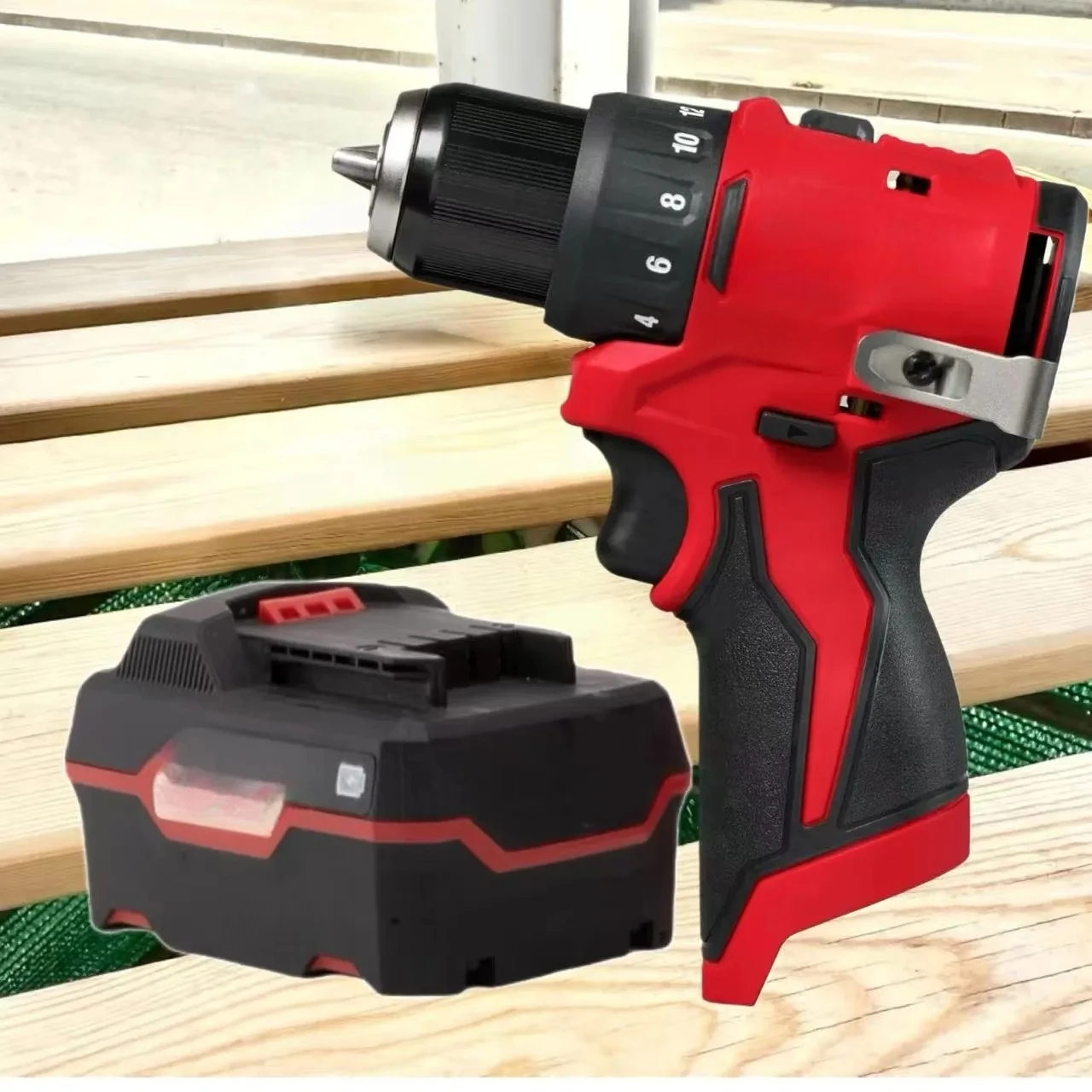 Adapter for Lidl Parkside X20V Team Lithium Battery to For Milwaukee 12V Tool (Without Battery and Tools)
Adapter for Lidl Parkside X20V Team Lithium Battery to For Milwaukee 12V Tool (Without Battery and Tools)