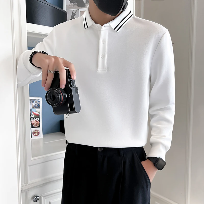 2023 Autumn New Mens Casual Sweatshirts Loose Turn-down Neck Solid Sweatshirt Men Fashion Harajuku Long Sleeve Pullover D59
2023 Autumn New Mens Casual Sweatshirts Loose Turn-down Neck Solid Sweatshirt Men Fashion Harajuku Long Sleeve Pullover D59