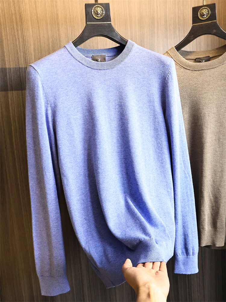 Мужской мягкий дышащий эластичный теплый трикотаж, круглый свитер Ne, повседневный однотонный свитер, осенне-зимняя модная уличная одежда
Мужской мягкий дышащий эластичный теплый трикотаж, круглый свитер Ne, повседневный однотонный свитер, осенне-зимняя модная уличная одежда