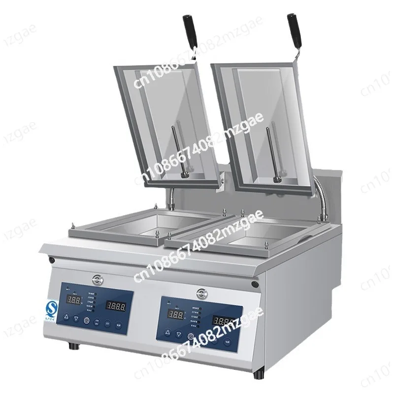 Commercial electric heating frying bag stove, automatic pot sticker machine, breakfast shop dumpling artifact, large-capacity
Commercial electric heating frying bag stove, automatic pot sticker machine, breakfast shop dumpling artifact, large-capacity