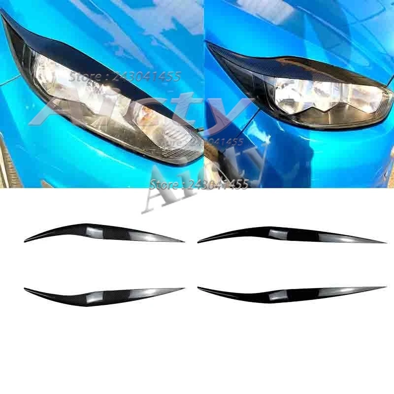 Pair Front Headlight Cover Sticker Headlamp Eyelid ABS carbon fiber Car Eye Lid Decoration For Ford Fiesta MK6.5 2013-2017
Pair Front Headlight Cover Sticker Headlamp Eyelid ABS carbon fiber Car Eye Lid Decoration For Ford Fiesta MK6.5 2013-2017
