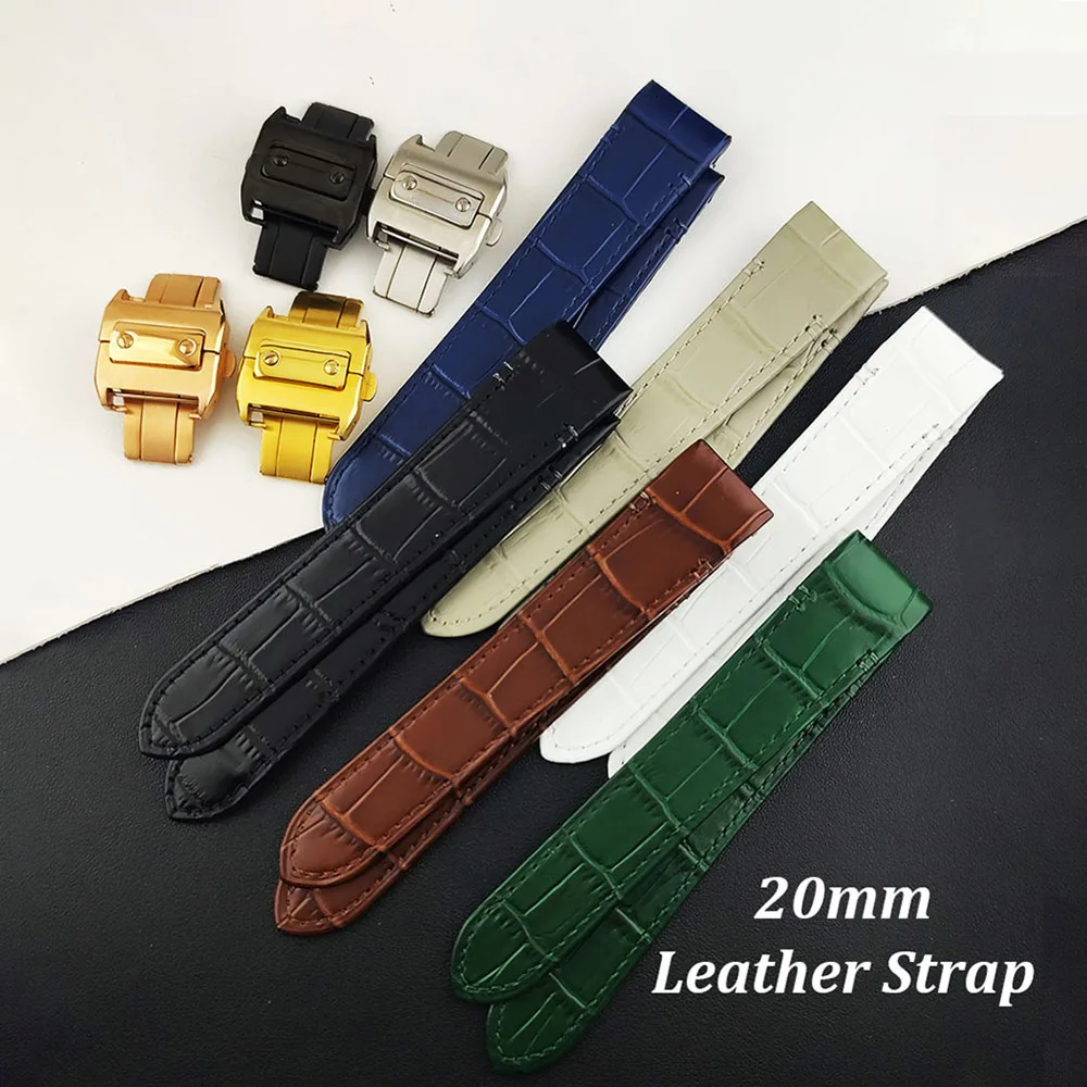 20mm strap suitable for 38mm square case folding buckle leather strap bracelet suitable for NH series movement watch accessories
20mm strap suitable for 38mm square case folding buckle leather strap bracelet suitable for NH series movement watch accessories