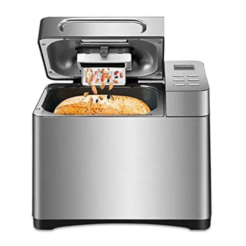 Whole Wheat French 1100W Multi Bread Making Fruit Nuts Dispenser 17 Menu 15 Hours Timer Automatic Bread Hamburger Bun Machine
Whole Wheat French 1100W Multi Bread Making Fruit Nuts Dispenser 17 Menu 15 Hours Timer Automatic Bread Hamburger Bun Machine